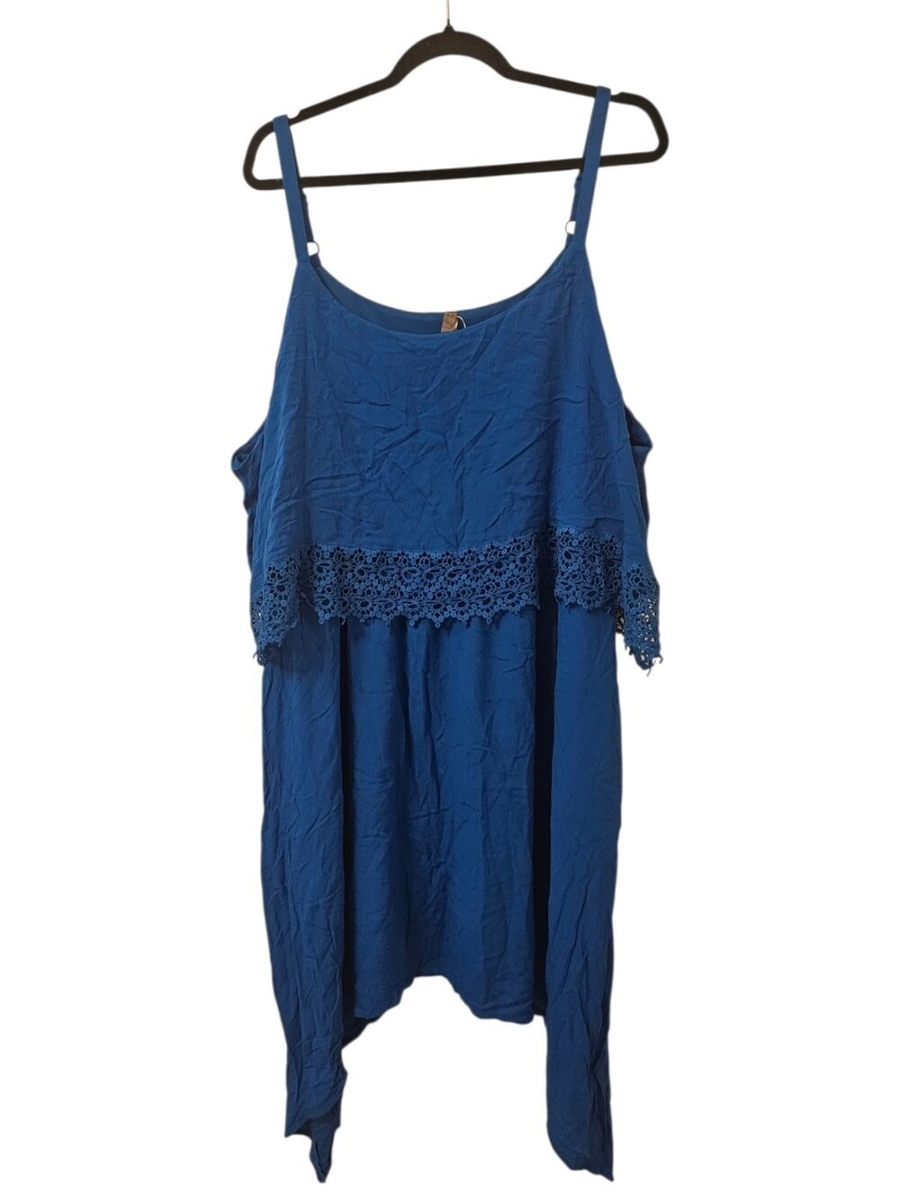 Blue Penningtons Women's Sleeveless Crochet Layered Dress